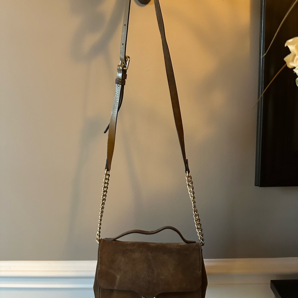 Rebecca Minkoff Military Brown Crossbody Bag - Picture 10 of 10